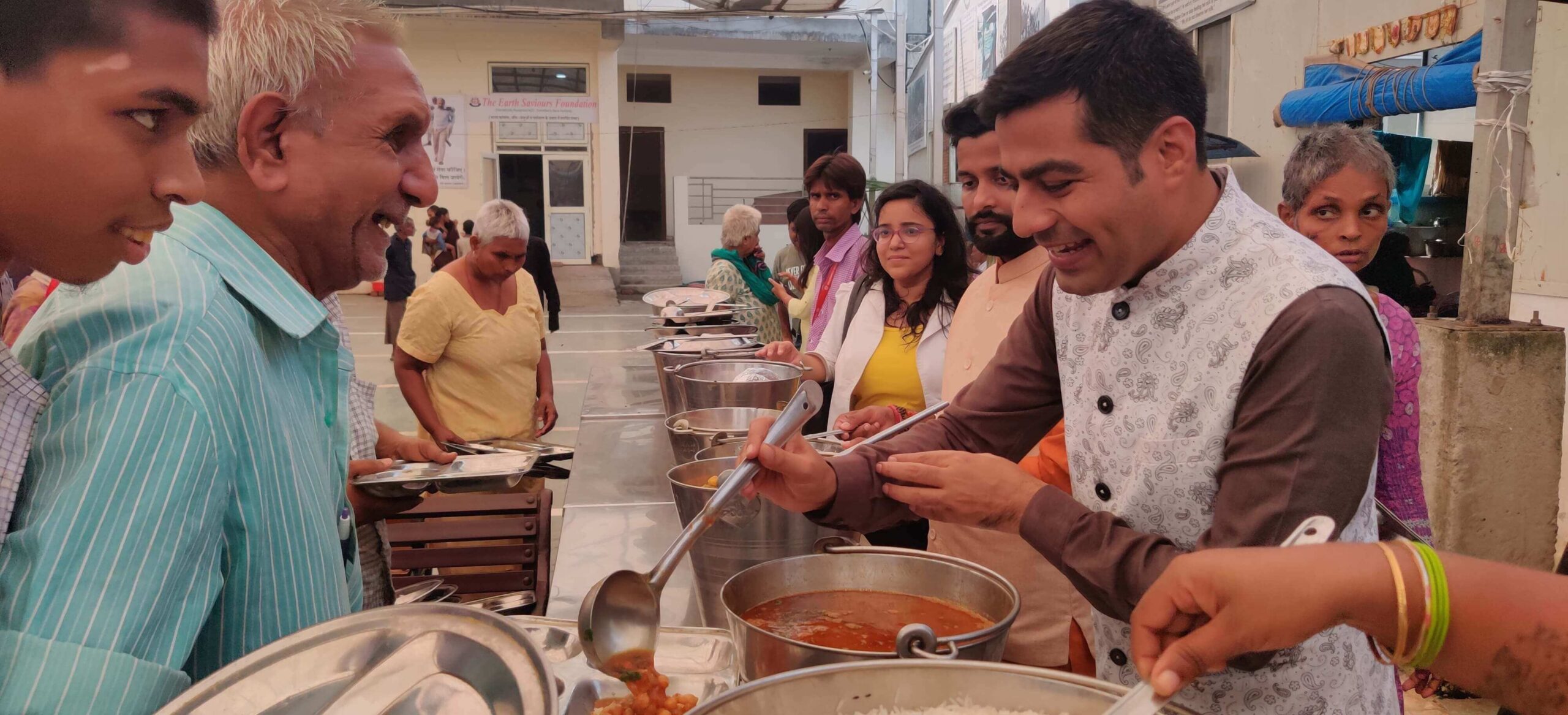 Serving at Old age home NGO Delhi